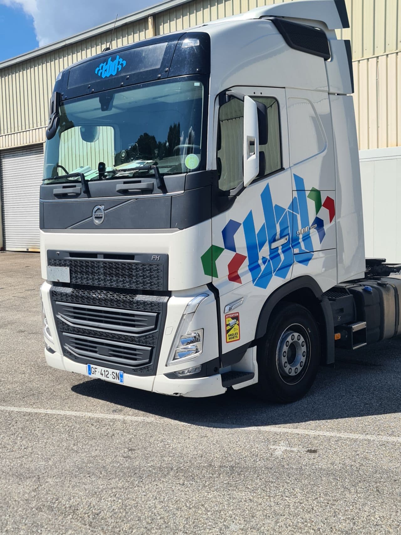 Camion Volvo FH 500 — TBD Fret, transporteur France-Italie
